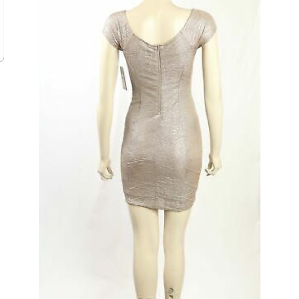 Gold Guess Mini Dress - Picture 4 of 8